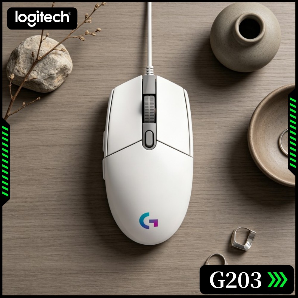 Logitech Mouse G203 - Mouse Gamer com Fio Logitech G203,