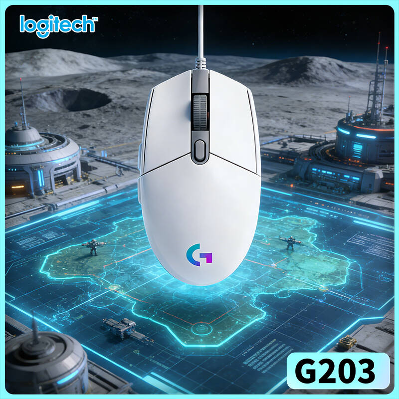 Logitech Mouse G203 - Mouse Gamer Logitech G203 LIGHTSYNC, Sensor