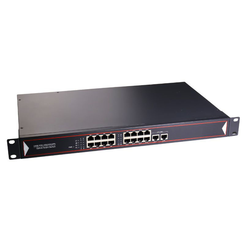 Power Over Ethernet - Switch PoE de 16 portas, com