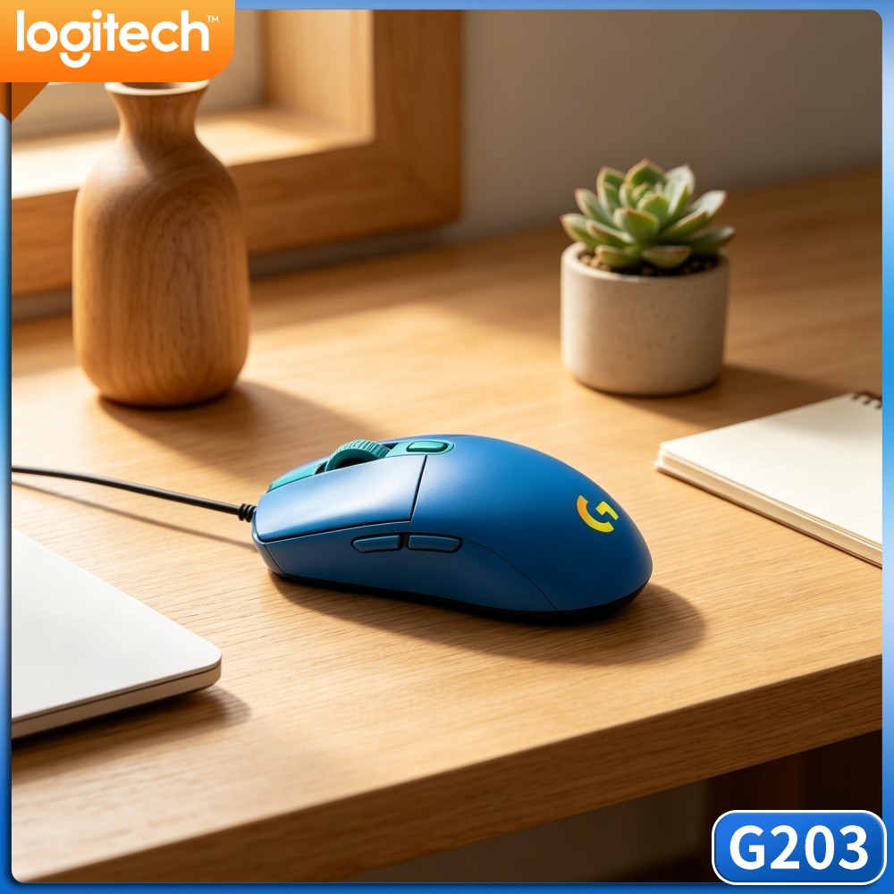 Logitech Mouse G203 - Mouse Gamer com Fio Logitech G203: