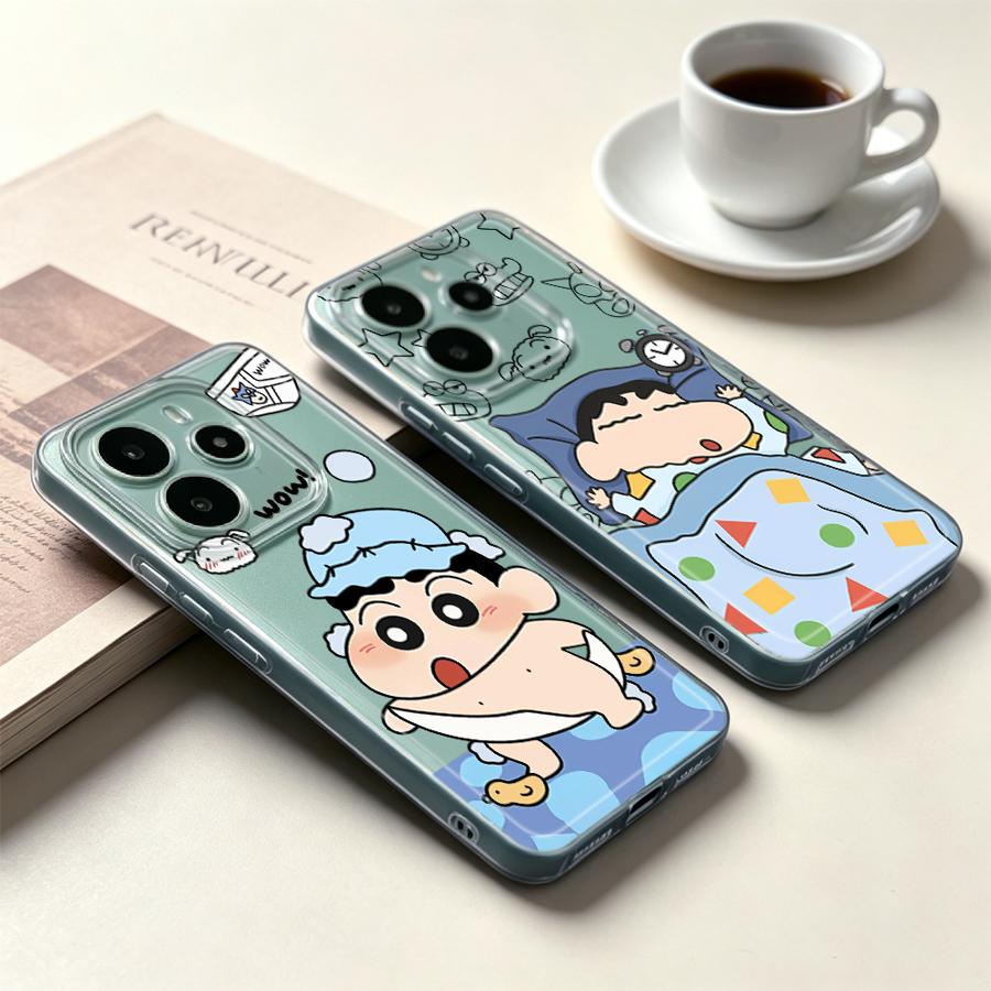 Receipt Printer Thermal - Capa Fofa Shin-Chan para Xiaomi Redmi