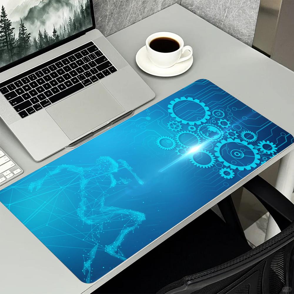 Mouse Pad Estendido Blue Tech  - Office Tech Gear avaliação e preço