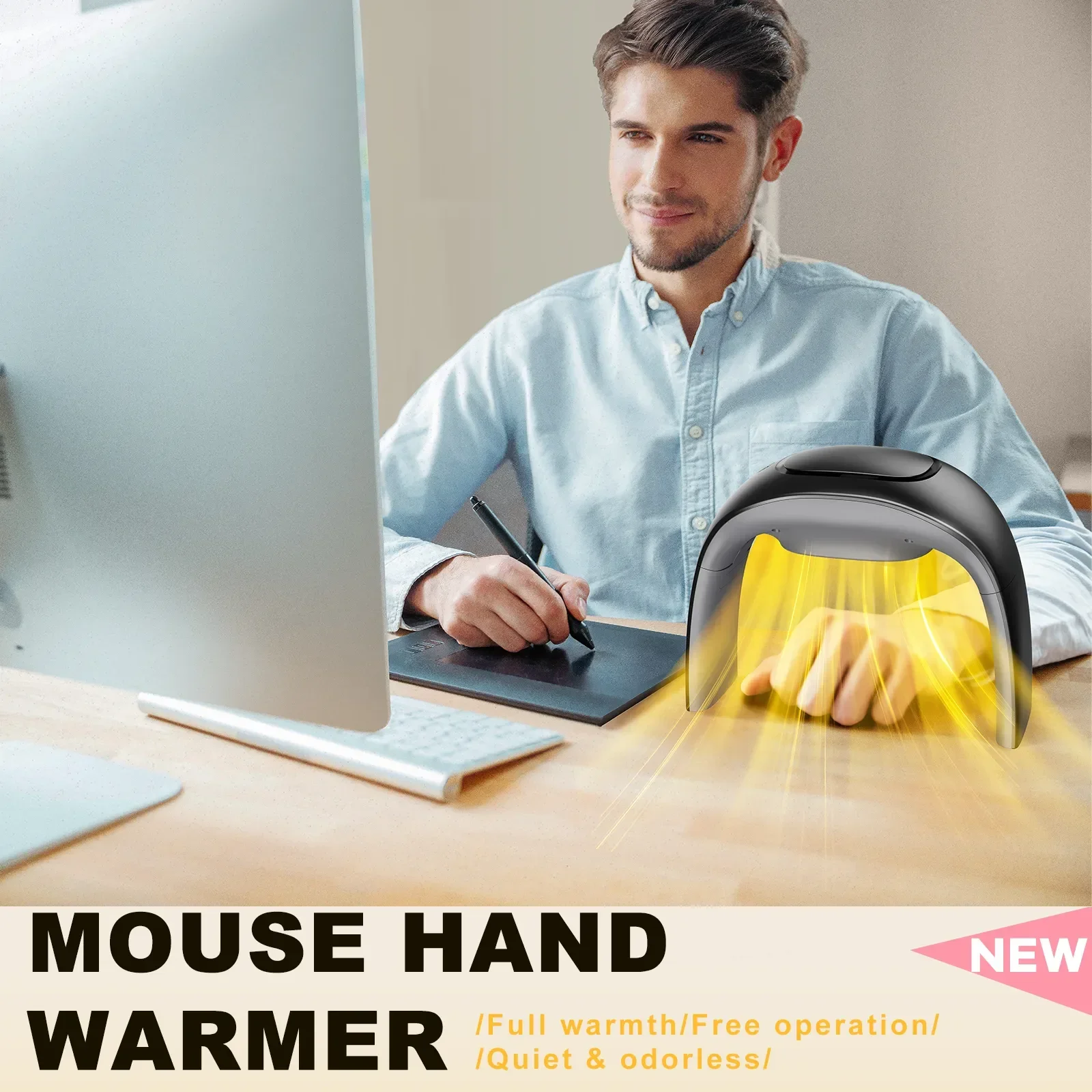 Eary portátil inverno mouse mã - Office Tech Gear avaliação e preço