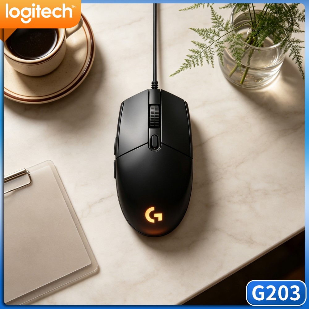 Mouse Gamer Logitech G203 com  - Logitech Mouse G203 avaliação e preço