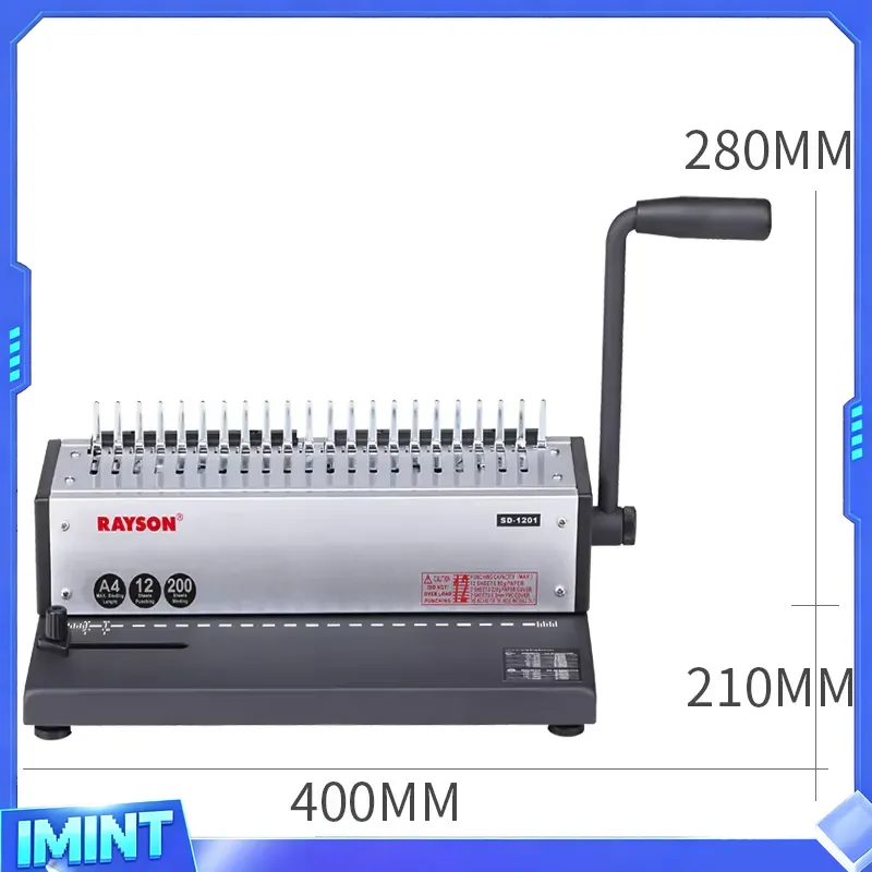 Máquina de Encadernação Rayson - Binding Machine Comb avaliação e preço
