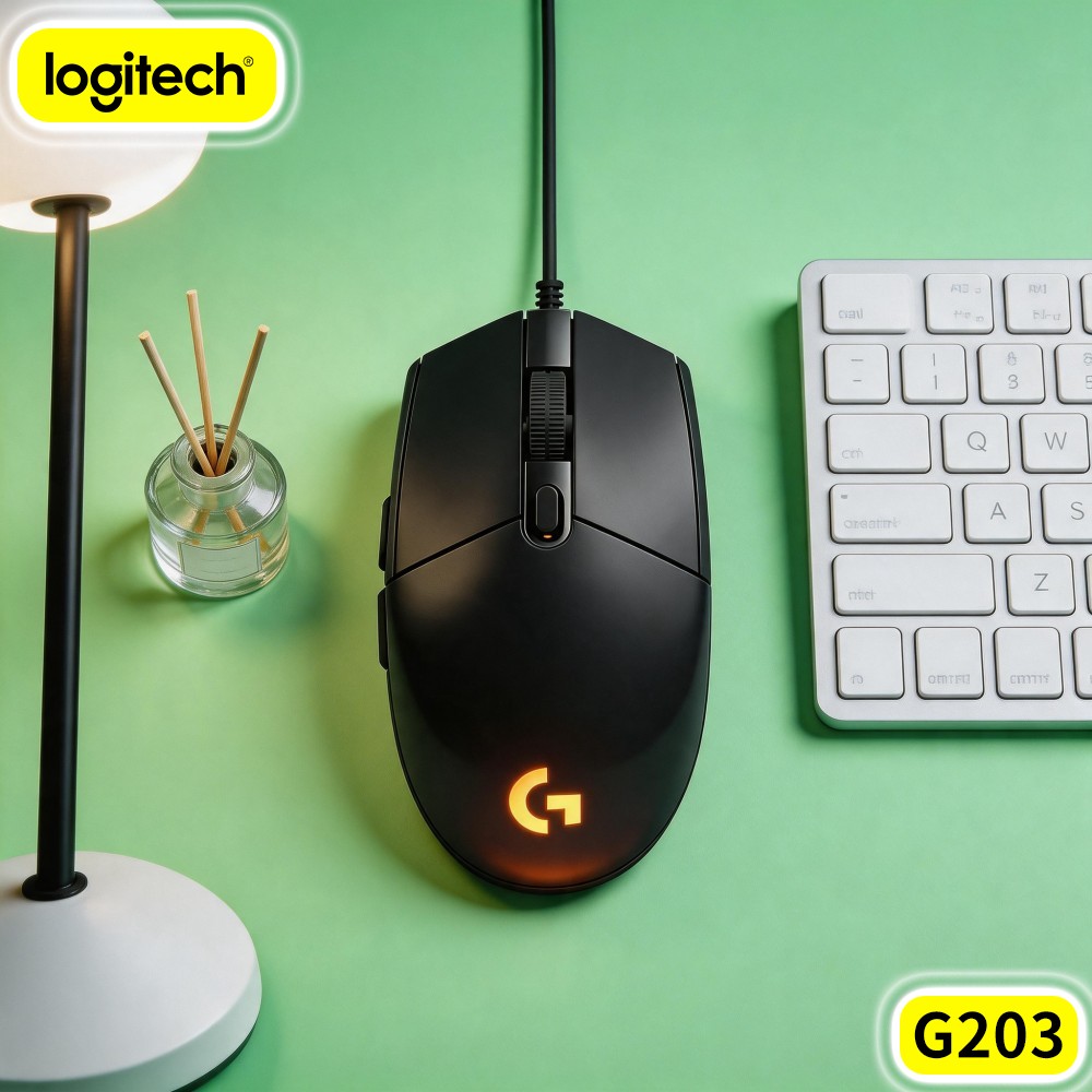 Mouse Gamer com Fio Logitech G - Logitech Mouse G203 avaliação e preço
