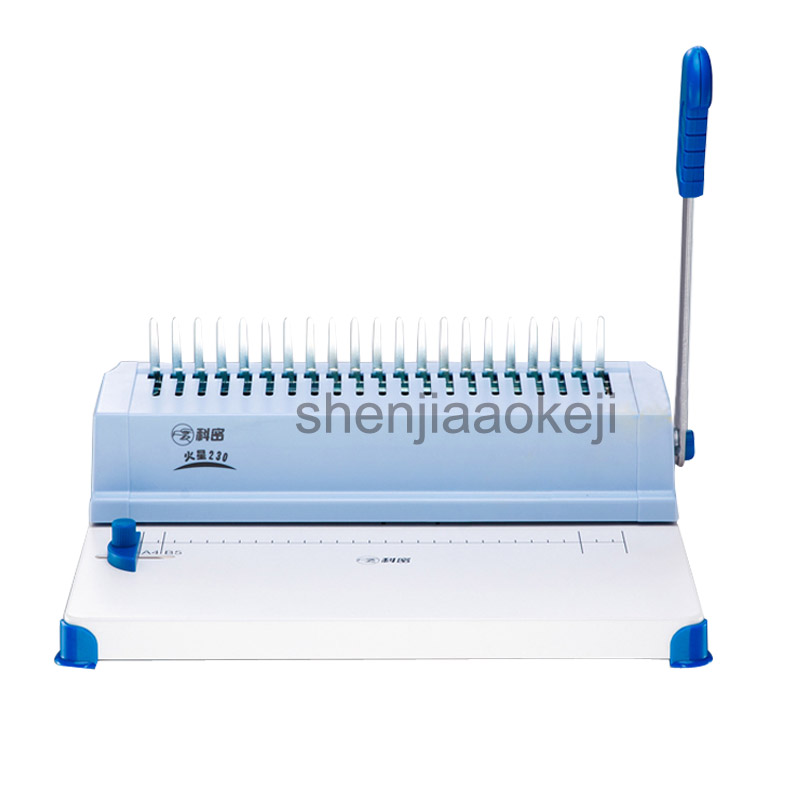 Máquina de encadernação tipo p - Binding Machine Comb avaliação e preço
