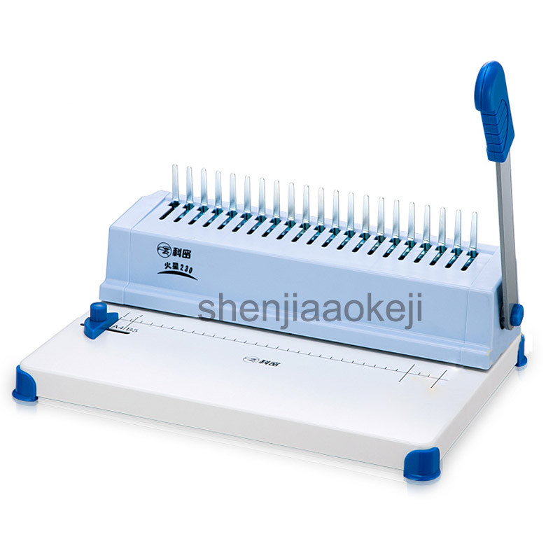 Máquina de encadernação tipo p - Binding Machine Comb avaliação e preço