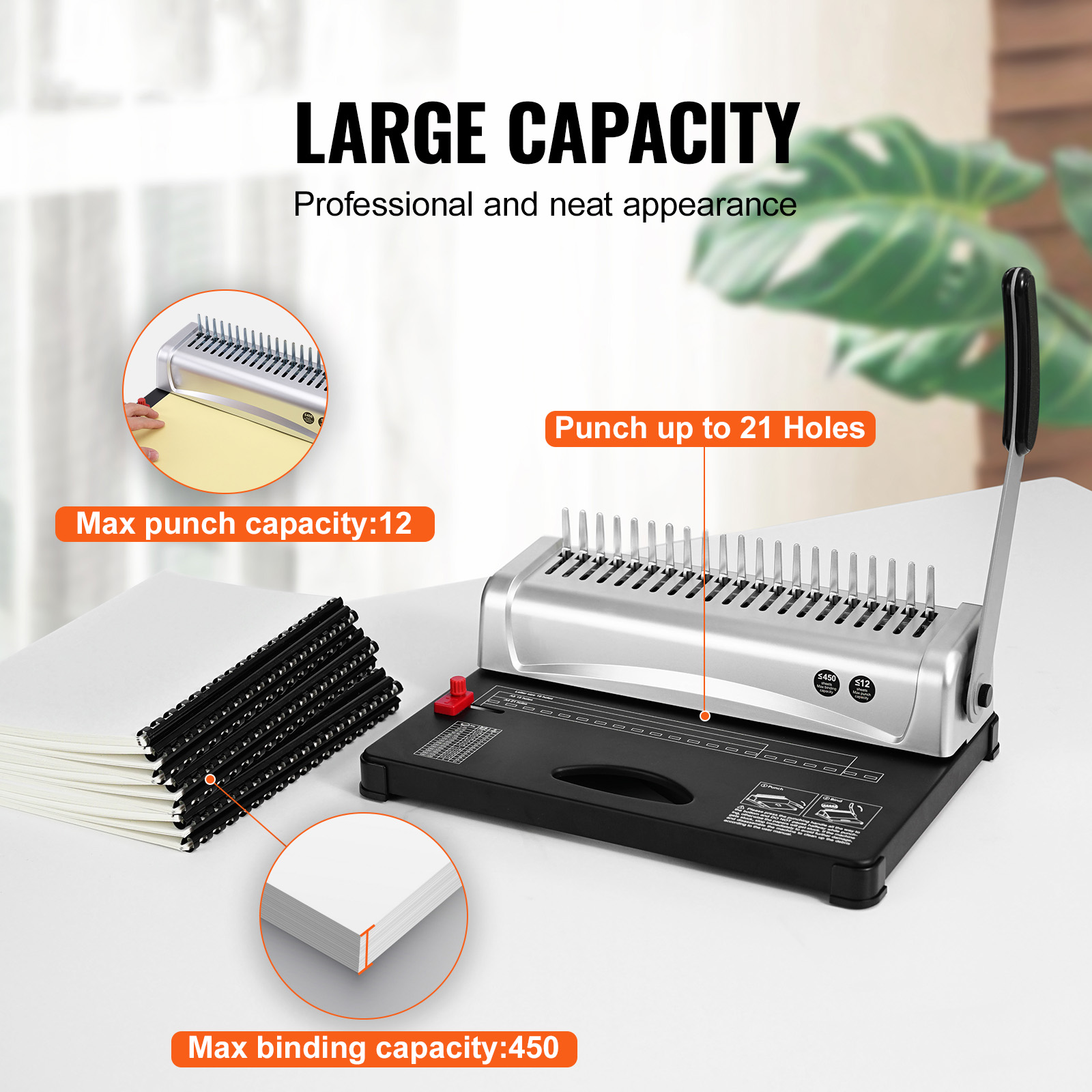 Máquina de encadernação VEVOR, - Binding Machine Comb avaliação e preço