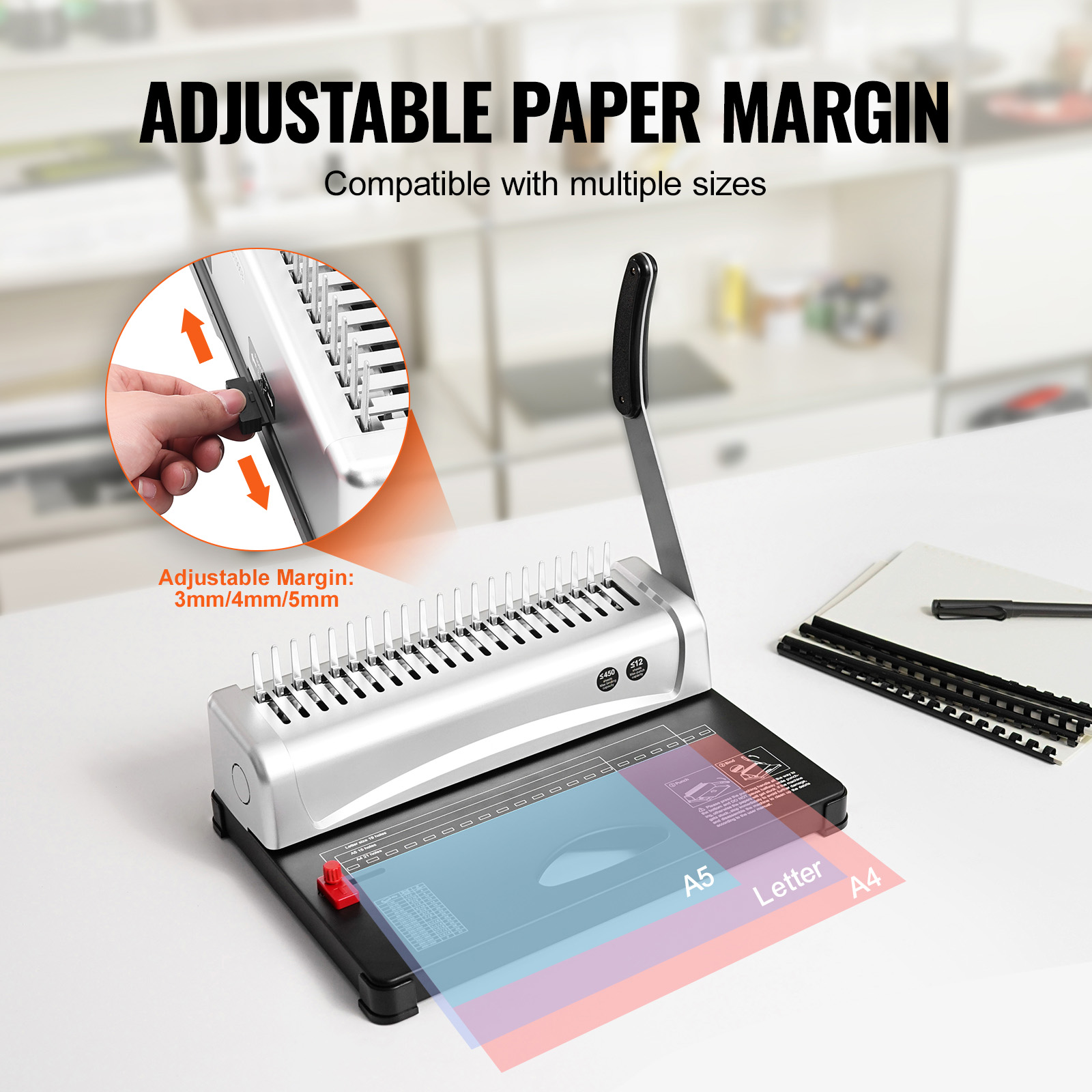 Máquina de encadernação VEVOR, - Binding Machine Comb avaliação e preço