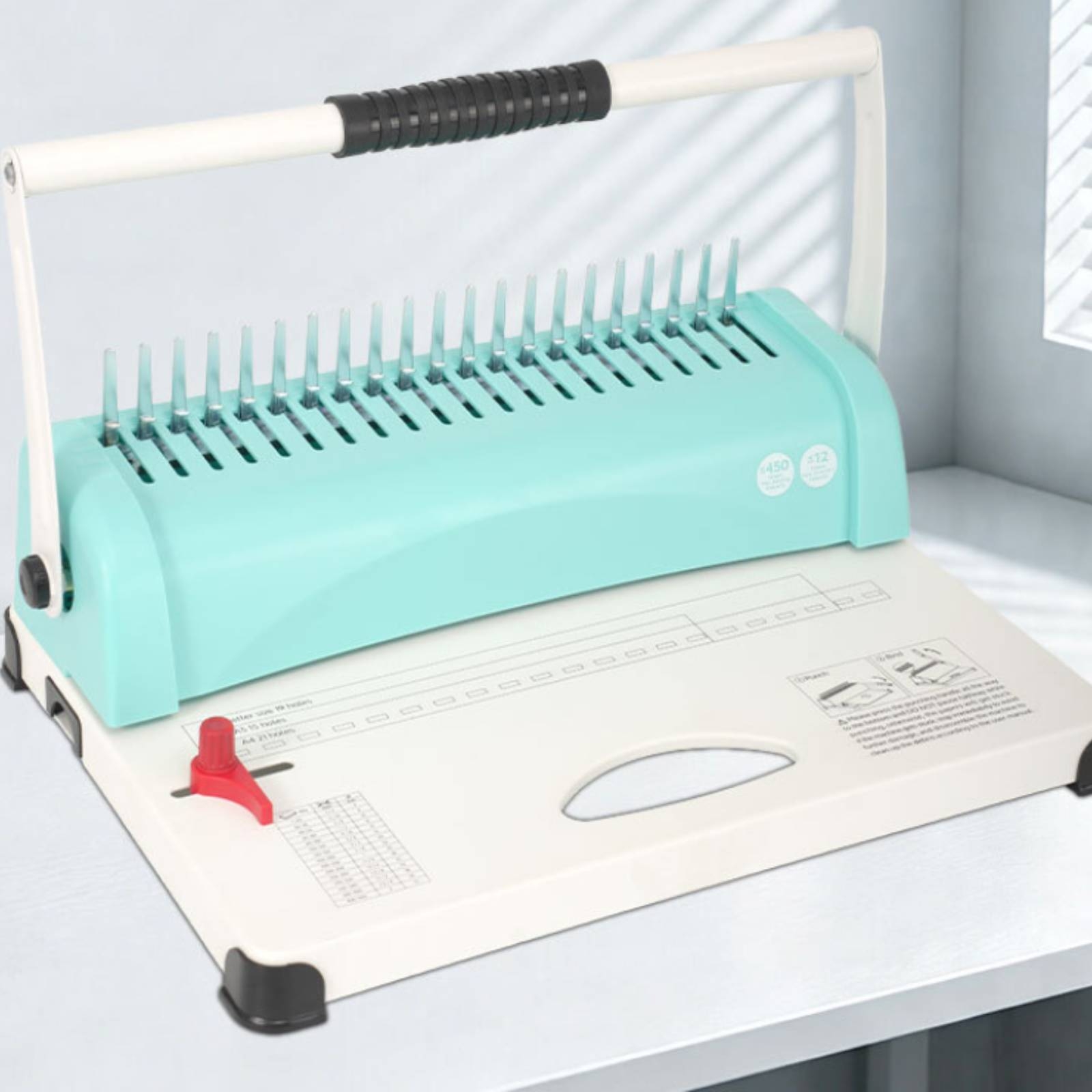 Encadernadora de Mesa Fácil de - Binding Machine Comb avaliação e preço